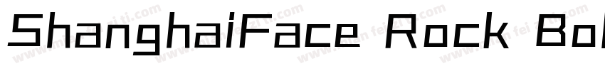 ShanghaiFace Rock BoldGBXC字体转换